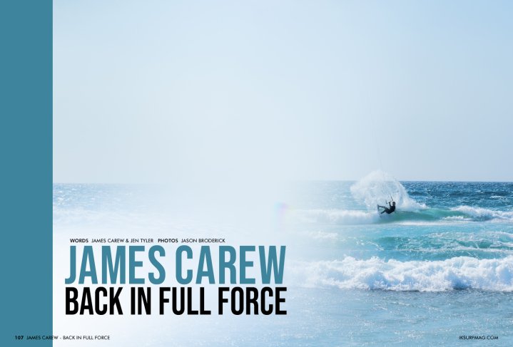 James Carew: Back in Full Force