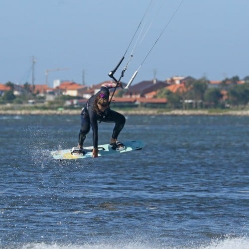 Popped Indy Grab Kitesurfing Technique